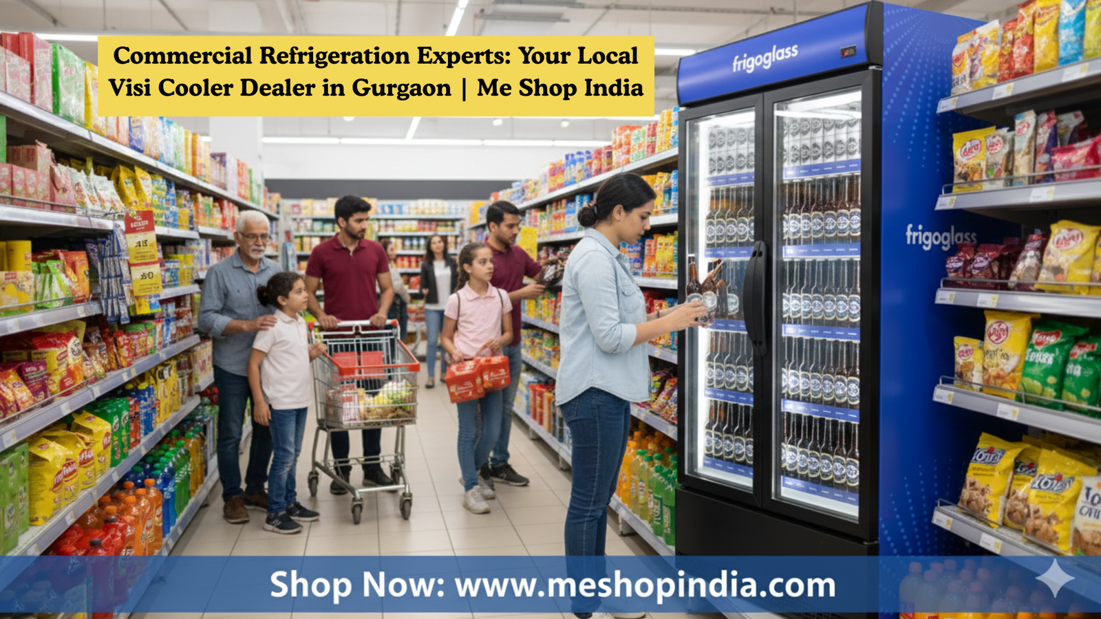 Commercial Refrigeration Experts: Your Local Visi Cooler Dealer in Gurgaon | Me Shop India